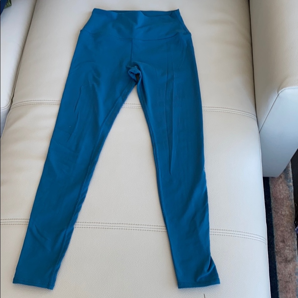 Alo yoga blue high waist leggings